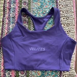 Women's Purple Racerback Sports Bra - Size M